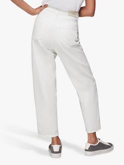 Whistles Authentic Barrel Leg Jeans - view 2, White