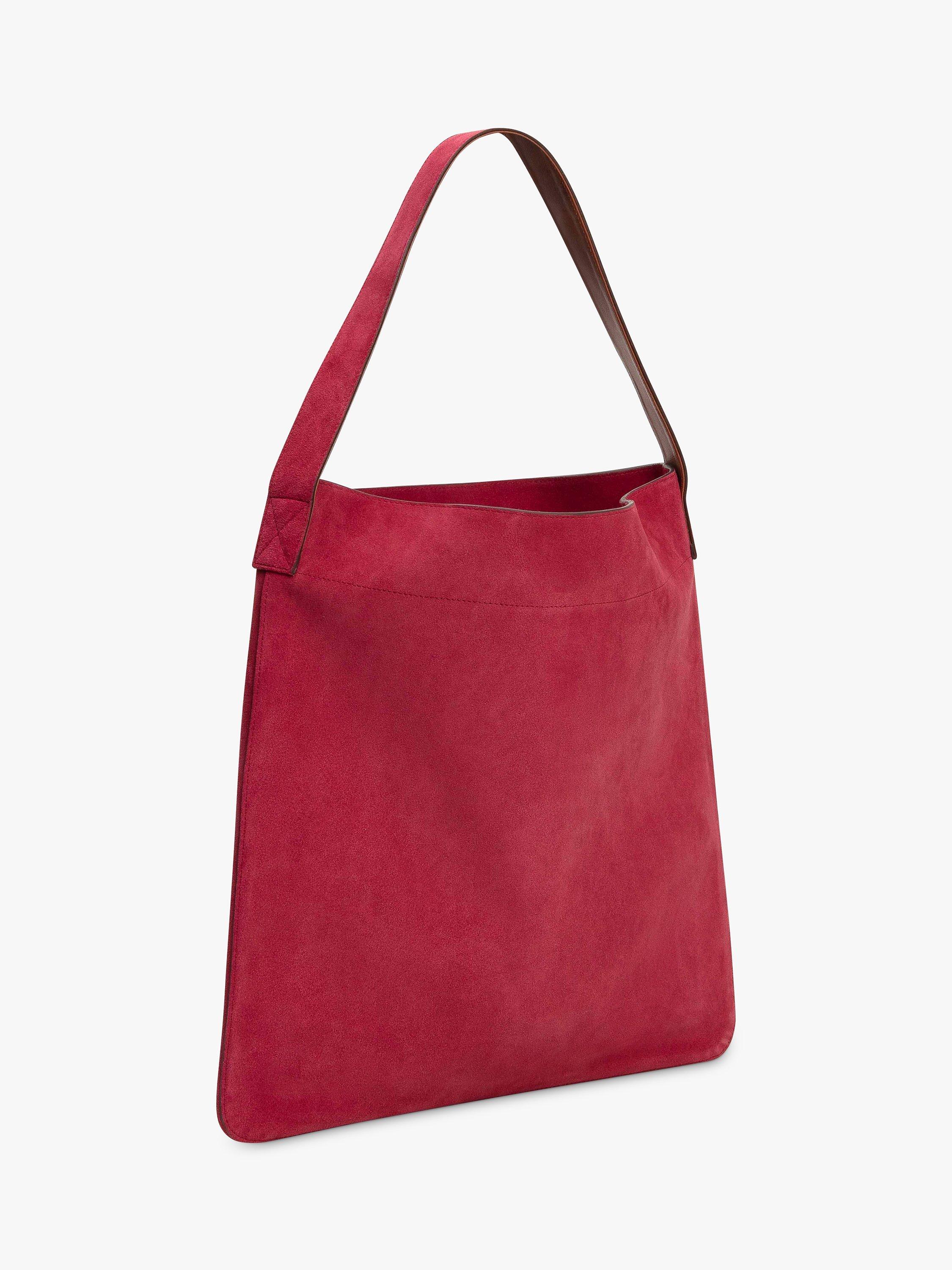 Gerard Darel Lady Suede Tote Bag, Red, One Size