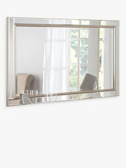 Yearn Rectangular Wood Framed Wall Mirror, Champagne - view 2, Champagne