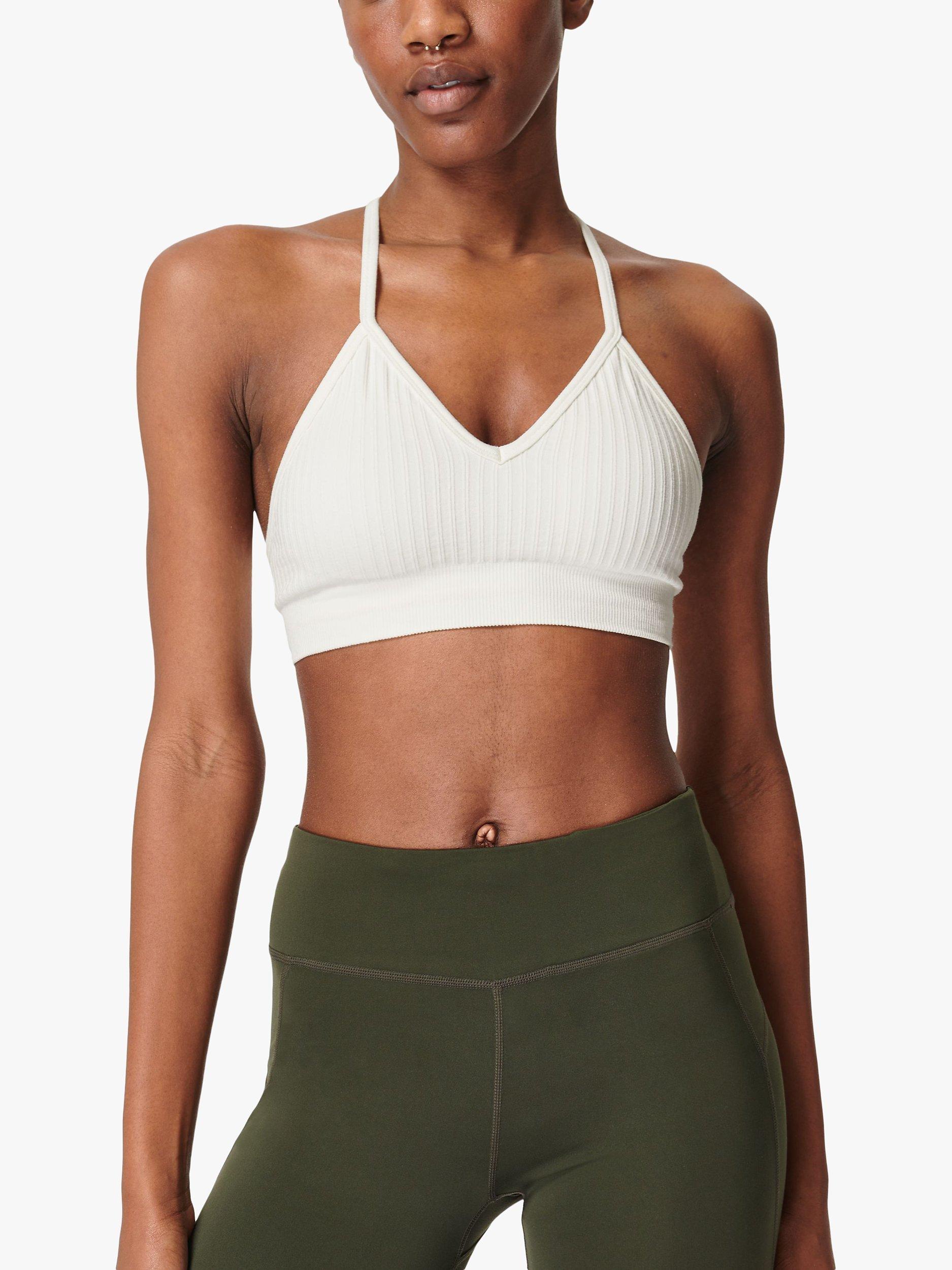 Sweaty Betty Mindful Yoga Bra, Lily White