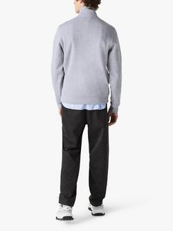 Lacoste 1/4 Zip Jersey Top, Silver Chine - view 2, Silver Chine