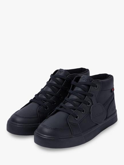 Kickers Kids' Tovni High Top School Shoes - view 2, Black Black