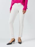FRAME Le Garcon Boyfriend Jeans, White
