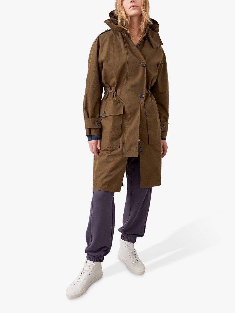 Jigsaw Arden Shell Parka, Khaki