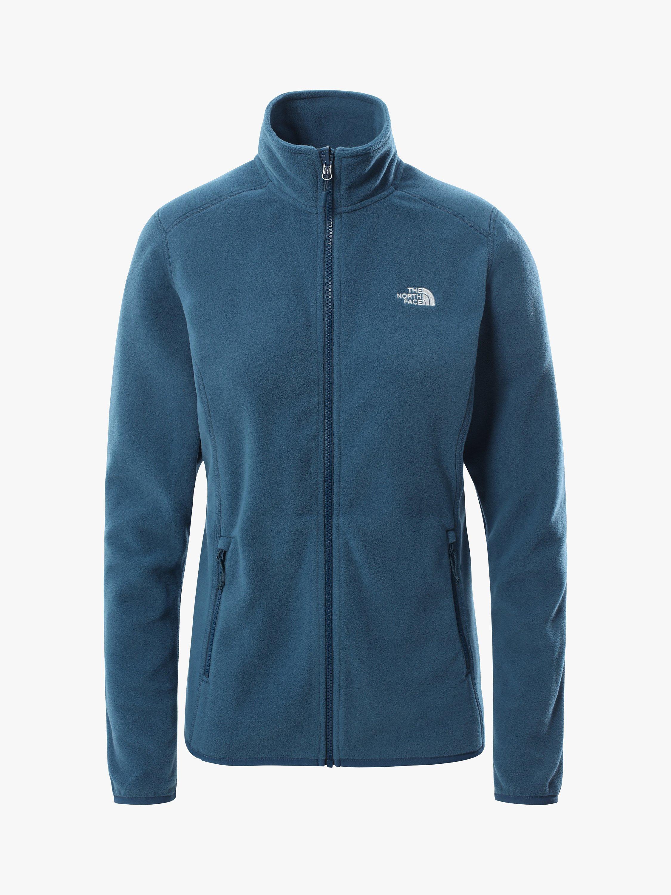 The North Face 100 Glacier Full Zip Women's Fleece, Monterey Blue