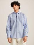 John Lewis Regular Fit Cotton Oxford Button Down Shirt, Blue