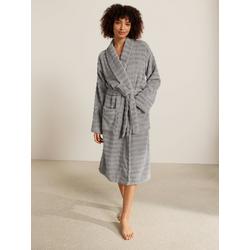 John Lewis Luxury Spa Unisex Bath Robe, Dove Grey, S-M