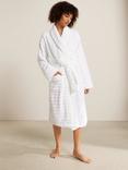 John Lewis Luxury Spa Unisex Bath Robe, White