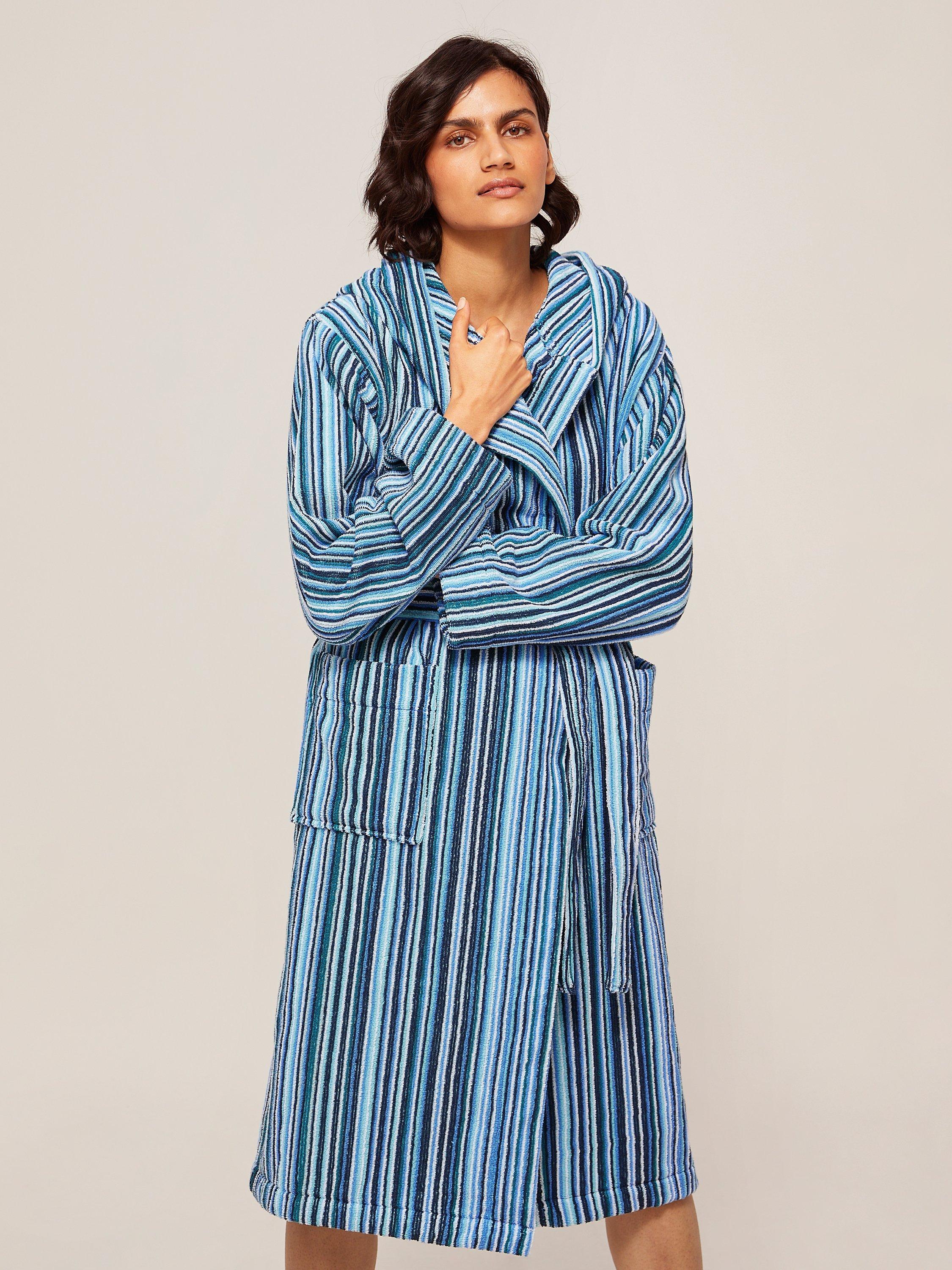John Lewis Stripe Unisex Bath Robe