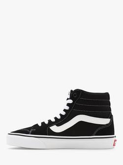 Vans Filmore High Top Trainers, Black - view 2, 