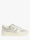 Gola Grandslam Mamba Cheetah Print Trainers, Silver