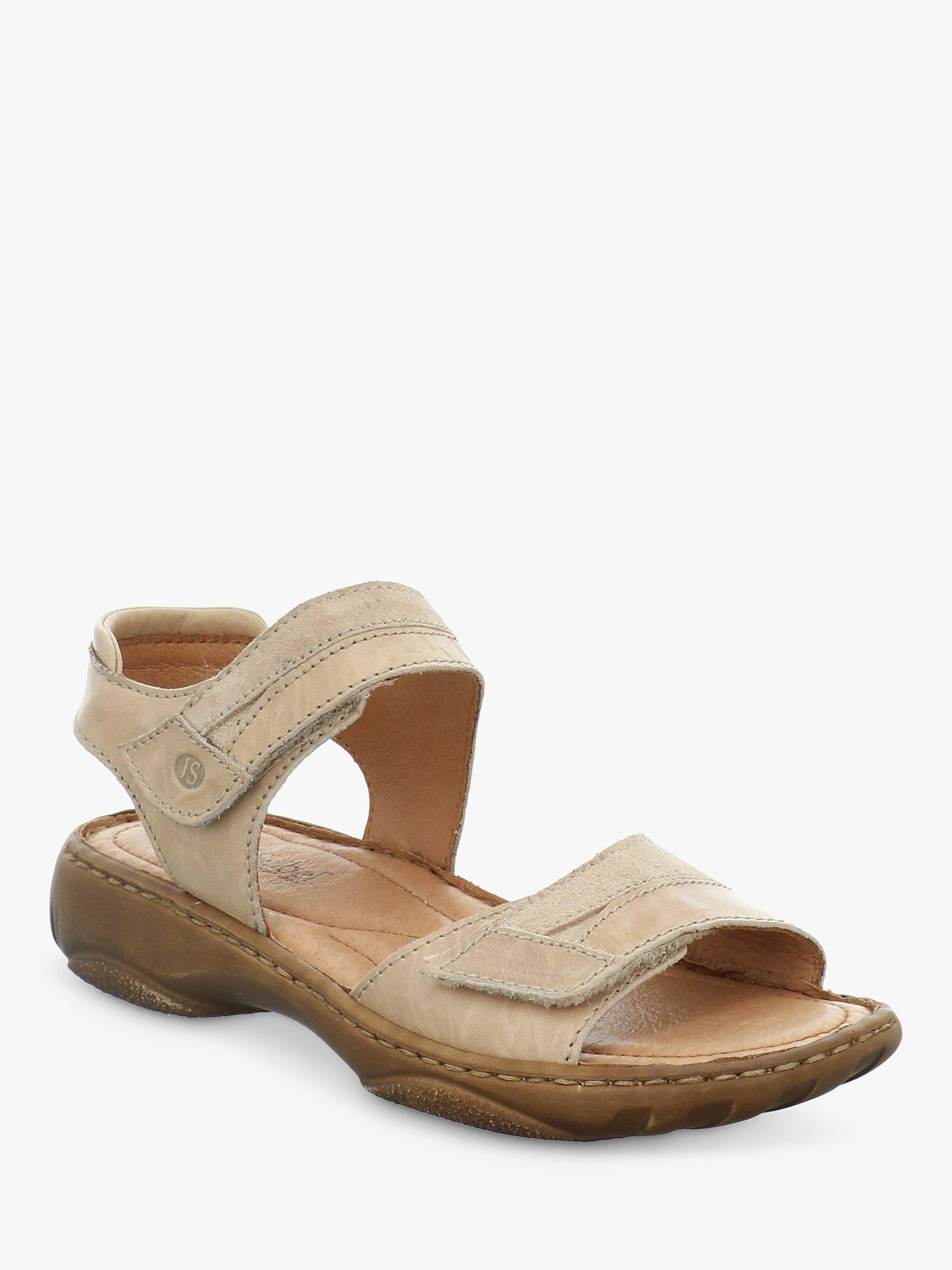 Product image 3 of 5, which shows Josef Seibel Debra 19 Leather Flatform Sandals, Beige, 3