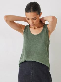 HUSH Organic Cotton Tank Top, Khaki