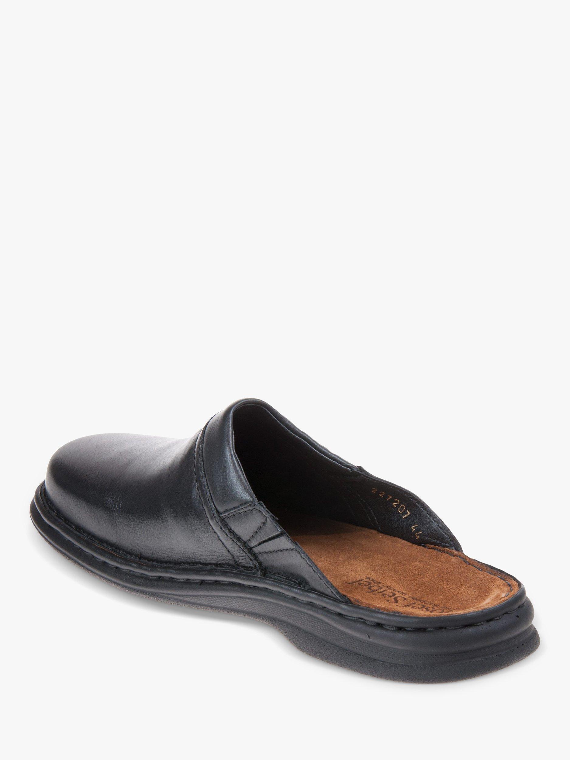 Product image 4 of 5, which shows Josef Seibel Max Leather Slip On Mules, Black, 6.5