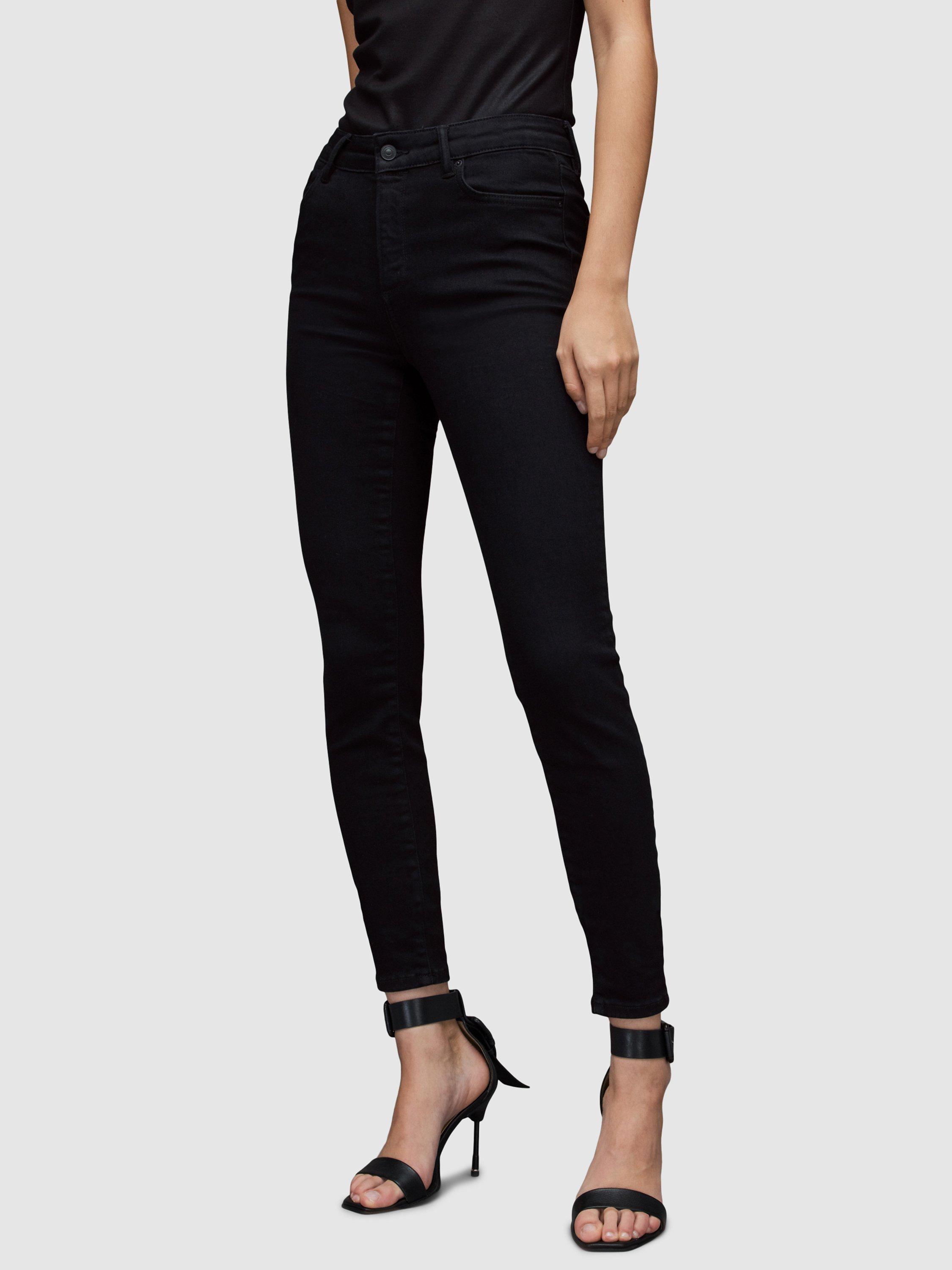 AllSaints Miller Size Me Jeans, Black