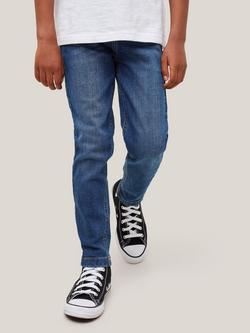John Lewis Boys' Mid Wash Skinny Fit Denim Jeans, Mid Blue