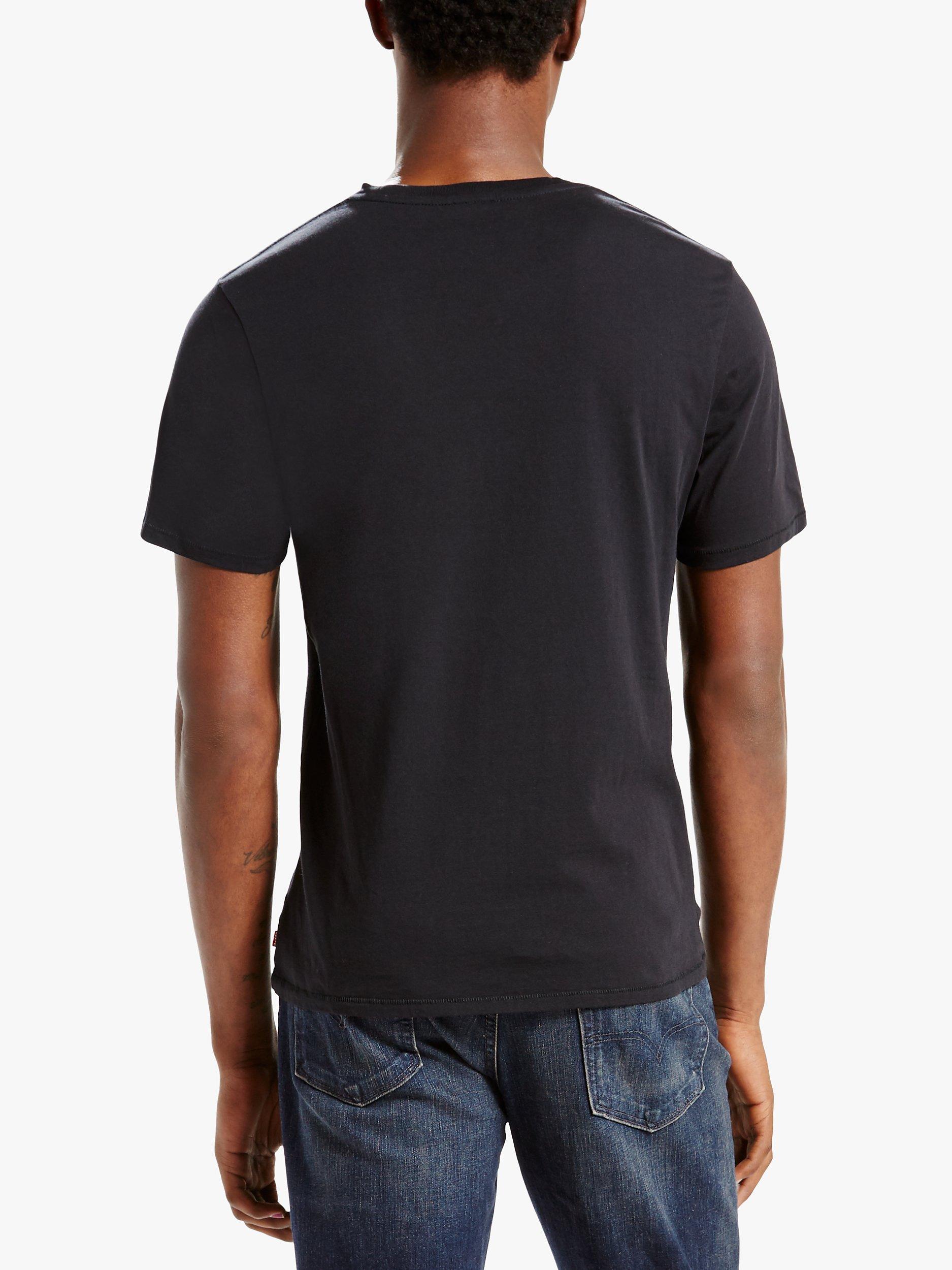 Product image 2 of 3, which shows Levi's Batwing Graphic Logo T-Shirt, Black, S