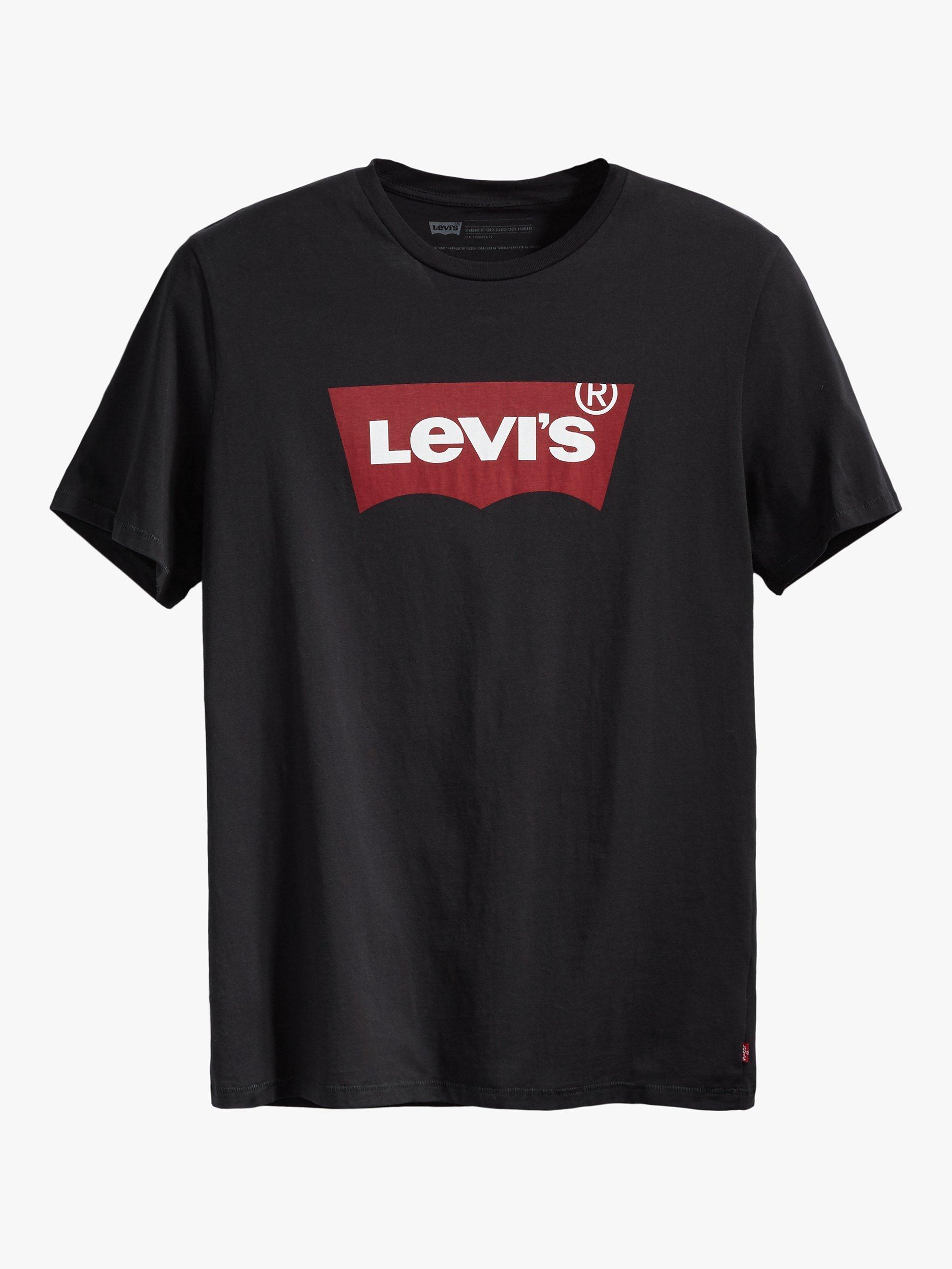 Levi s Batwing Graphic Logo T Shirt Black