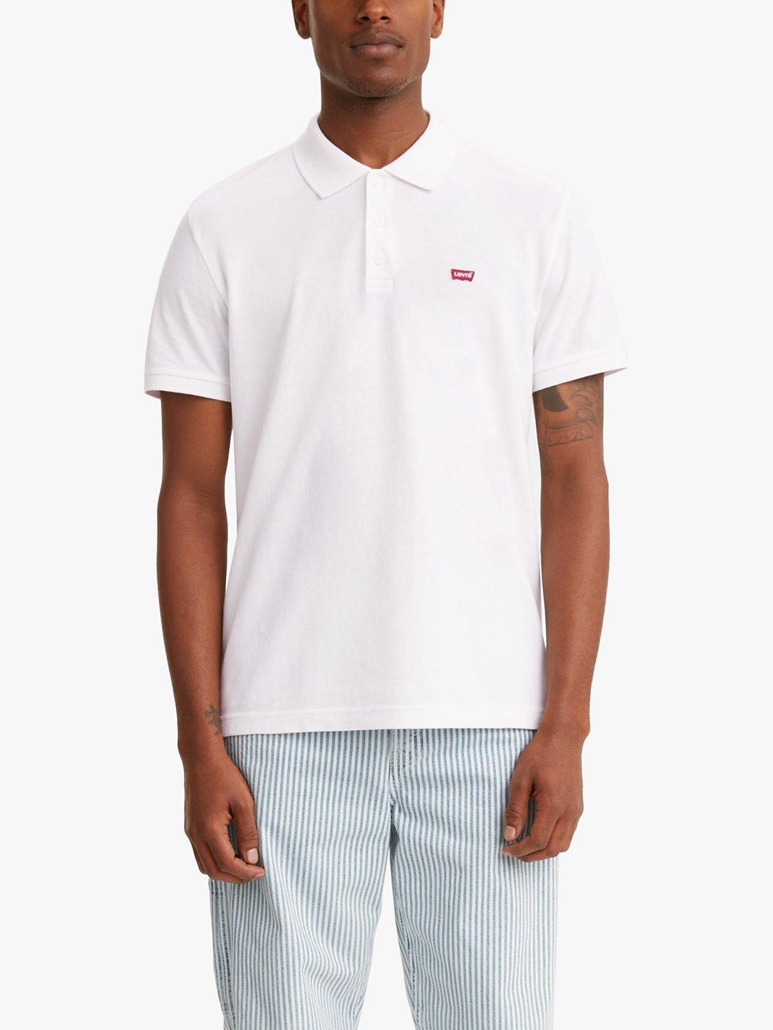 Levi's Short Sleeve Polo Top, White+