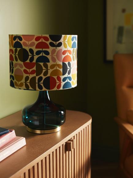 Orla Kiely Tile Lampshade, Multi - view 2, Multi