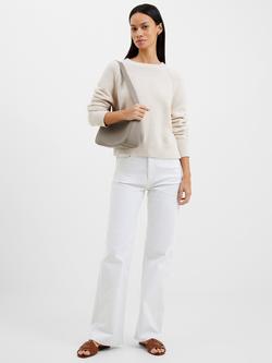 French Connection Lilly Mozart Crew Neck Jumper, Oatmeal Melange