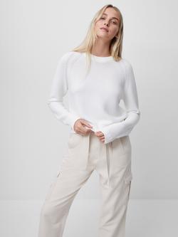 French Connection Lilly Mozart Crew Neck Jumper - view 2, Summer White