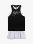 DKNY Kids' 2-in-1 Jersey Dress, Black