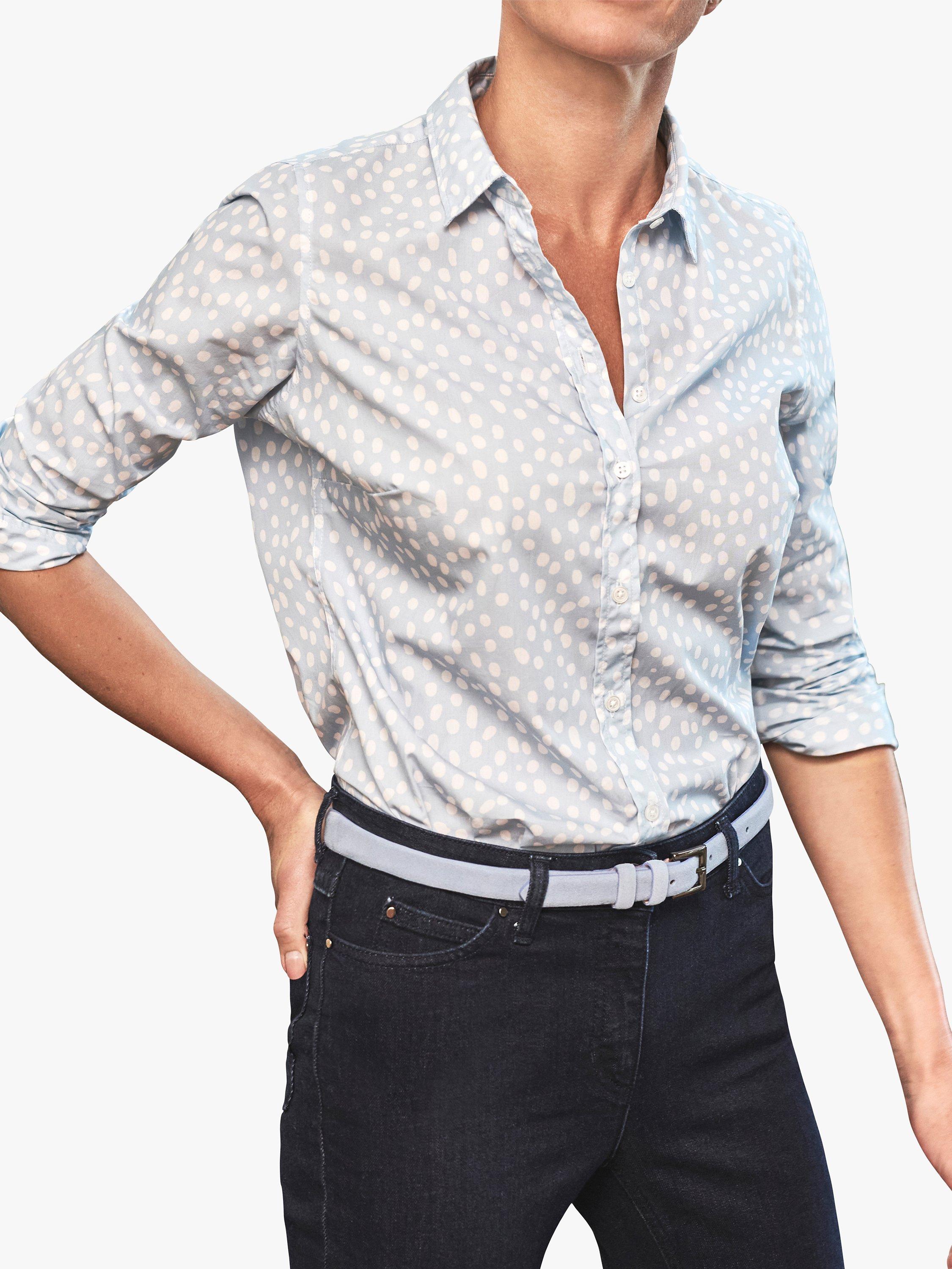 Pure Collection Fancy Suede Belt, Blue