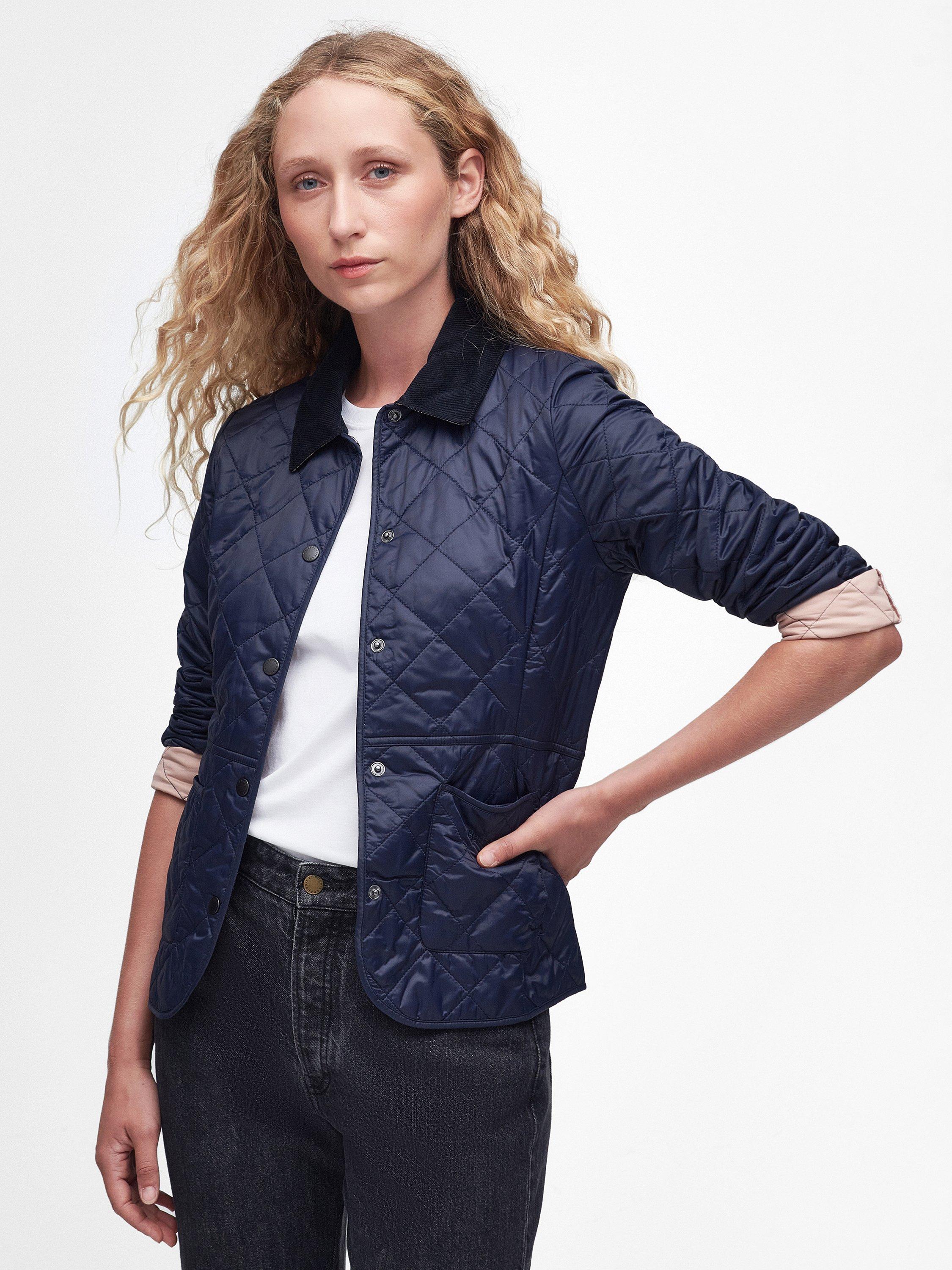 Barbour Deveron Quilted Jacket, Navy