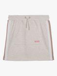 BOSS Kids' Double Jersey Skort, Sand Chine