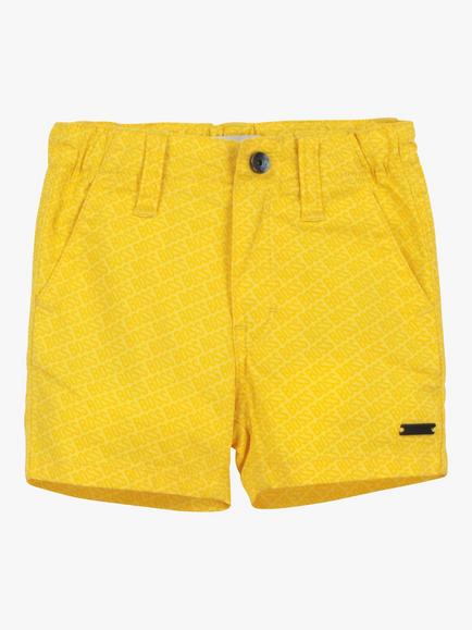 BOSS Baby Logo Cotton Twill Bermuda Shorts, Sun, Sun