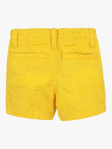 BOSS Baby Logo Cotton Twill Bermuda Shorts, Sun - view 2, Sun