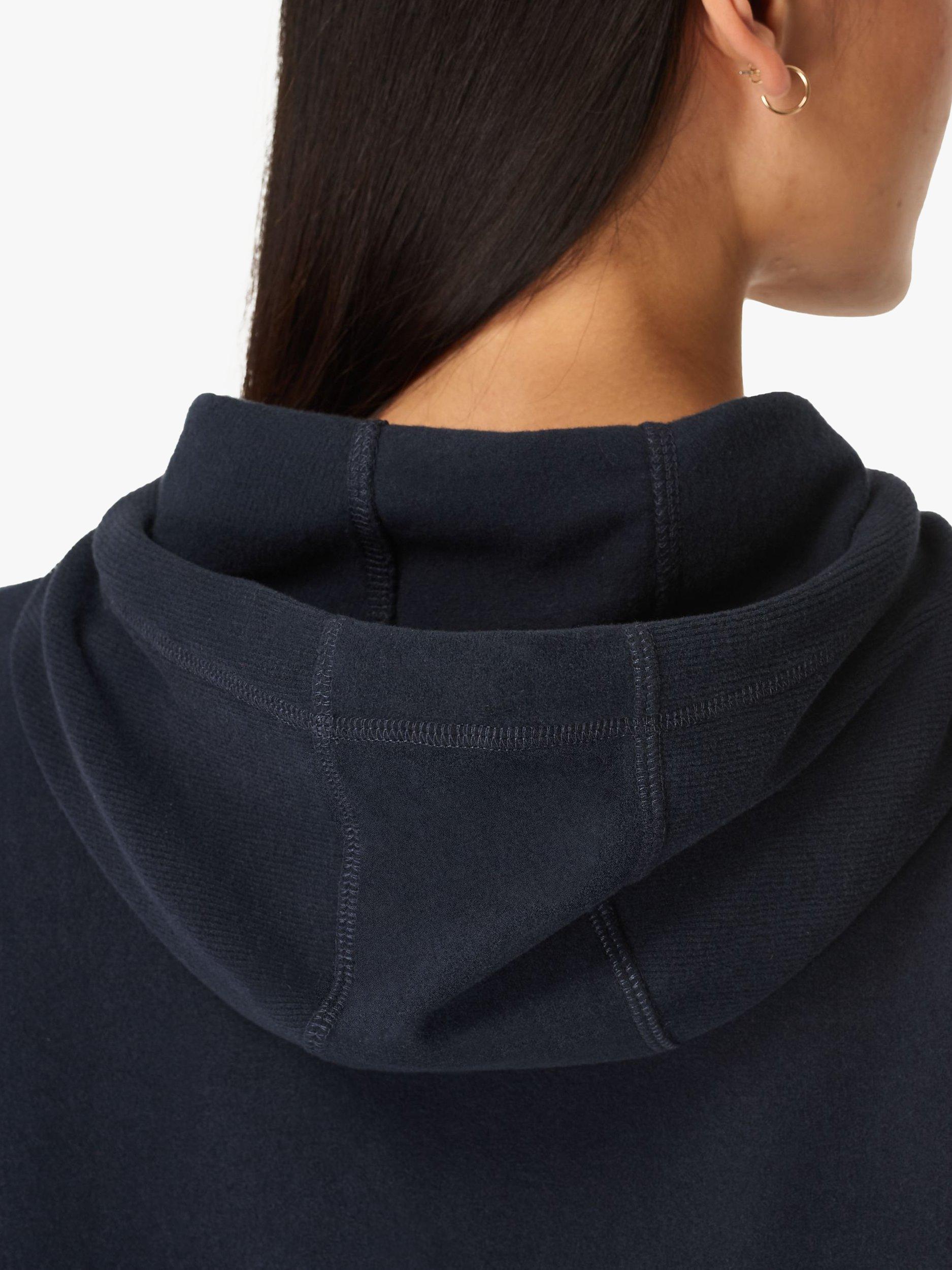 Sweaty Betty Escape Italian Luxe Fleece Hoodie, Navy, XS