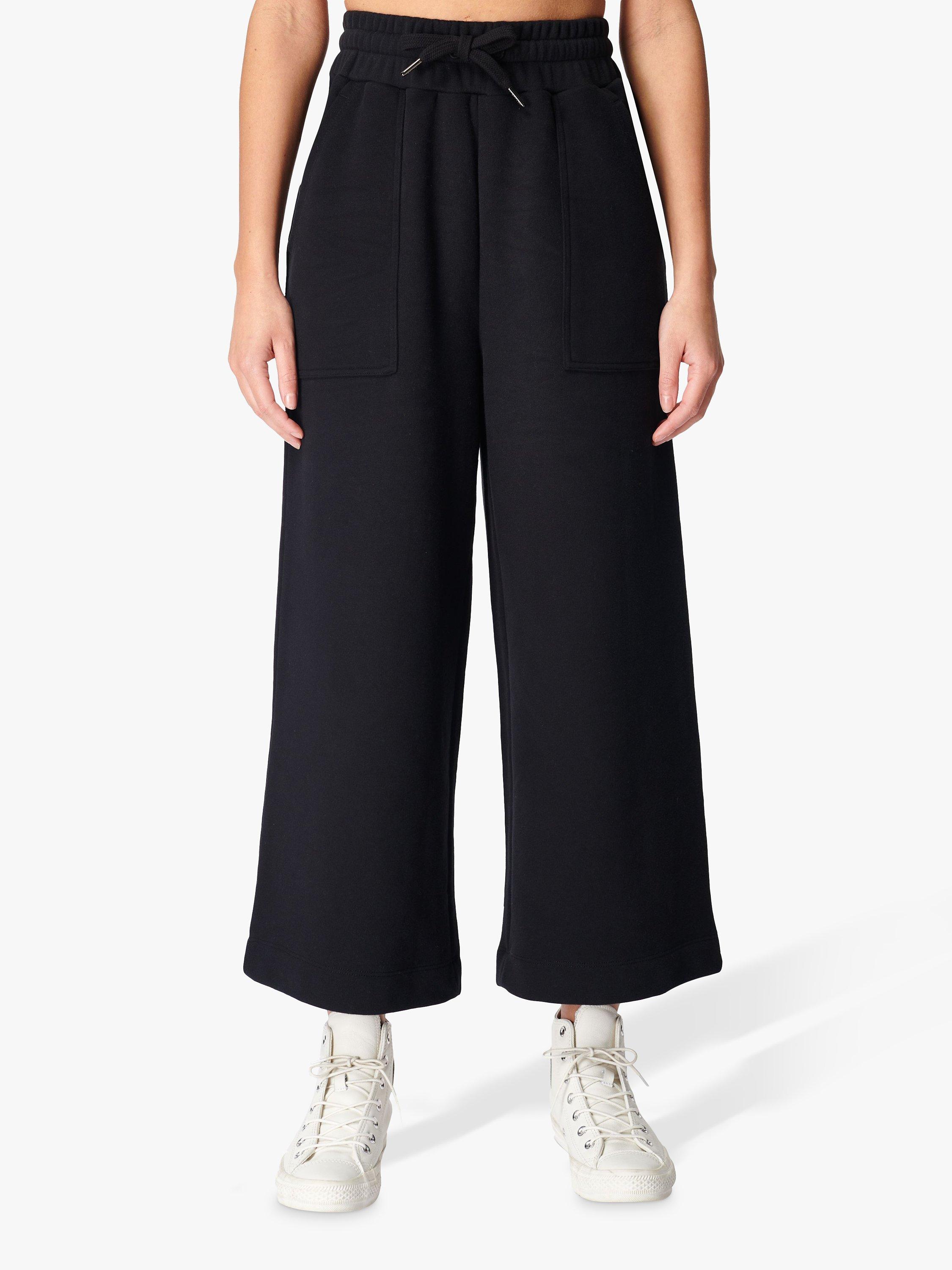 Sweaty Betty Sweat Wide Leg Culottes, Black