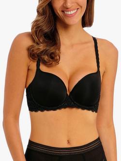 Wacoal Raffine Contour Underwired Bra, Black, Black