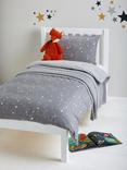 John Lewis Easy Care Stardust Reversible Duvet Cover and Pillowcase Set