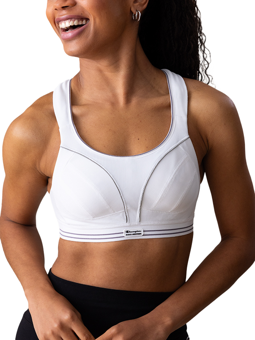 Shock Absorber Ultimate Run Non-Wired Sports Bra, White, 32B