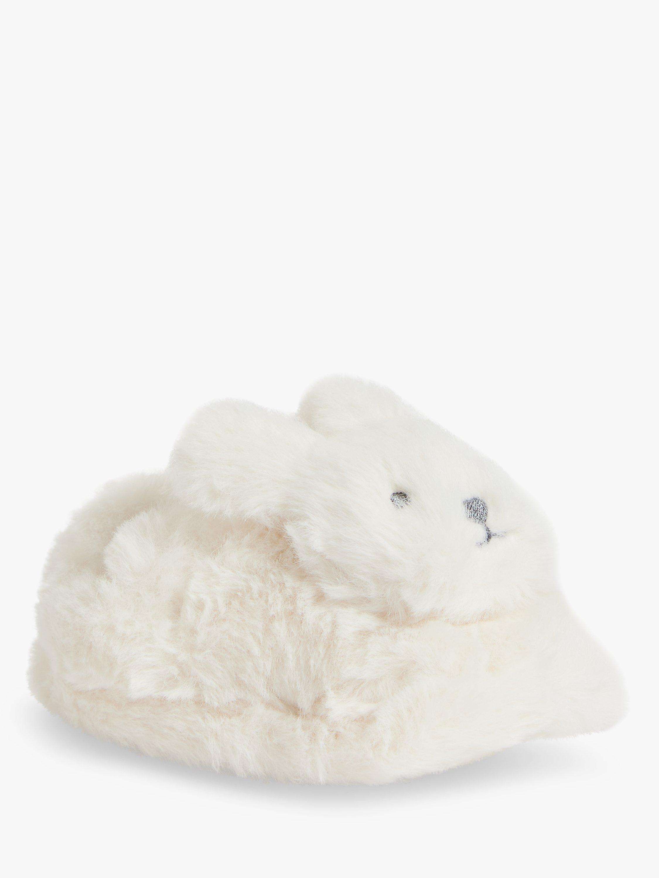 John Lewis Baby Bunny Slippers Cream