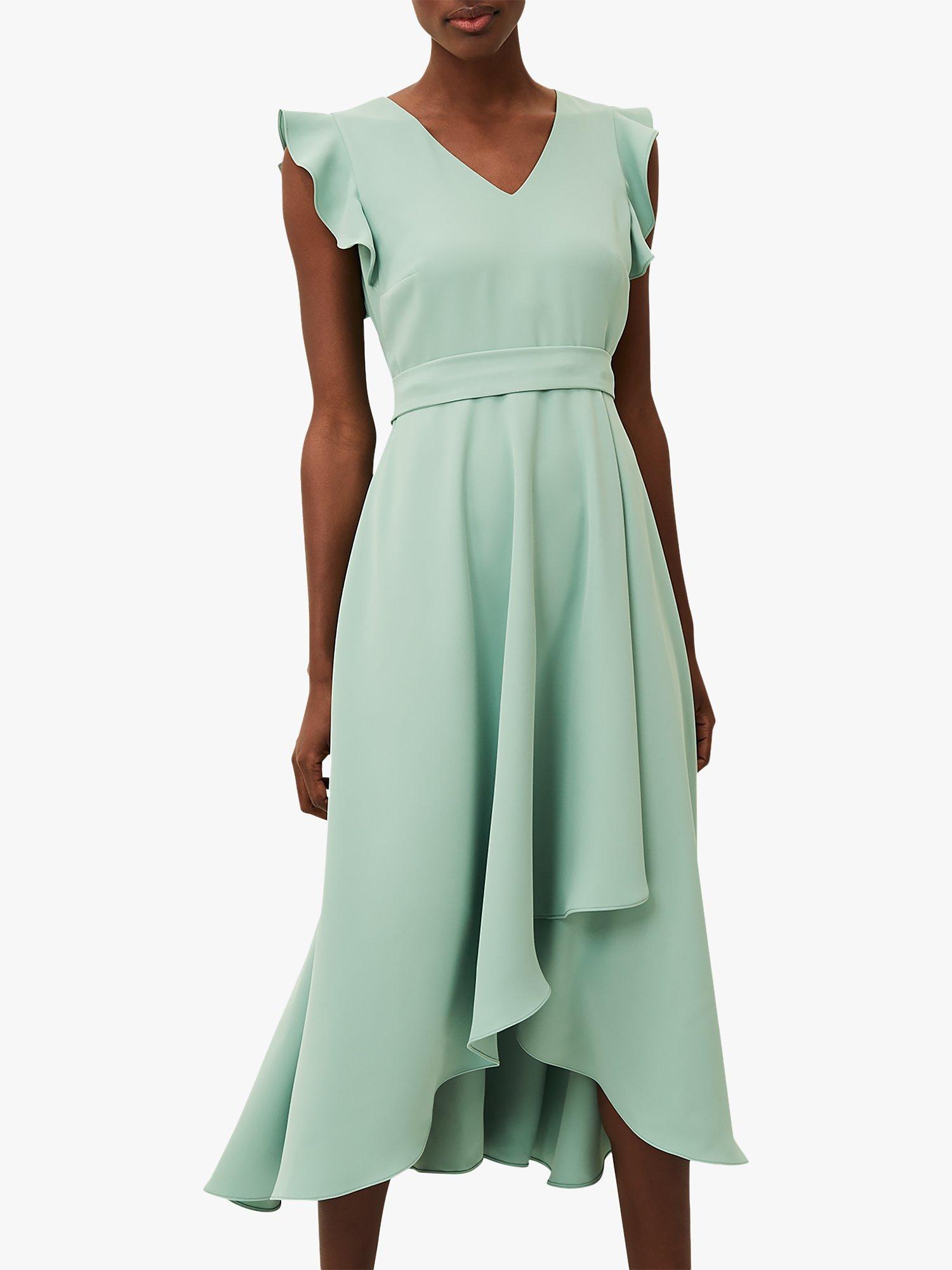 Phase Eight Aurelia Frill Dress, Pistachio