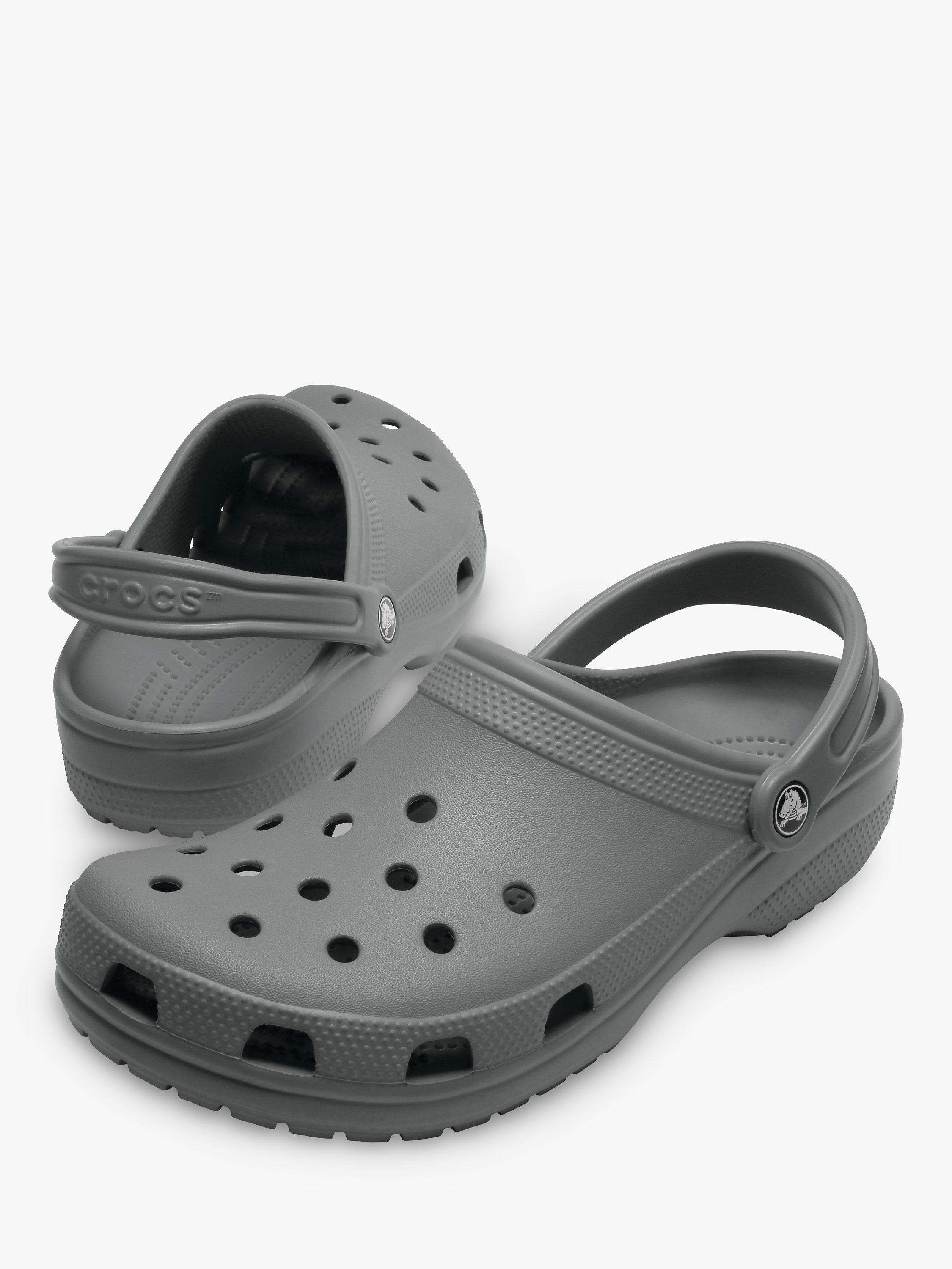 Crocs Classic Clogs, Slate Grey, 7