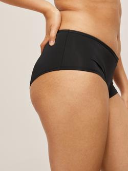 John Lewis Microfibre Short Knickers, Pack of 5, Black
