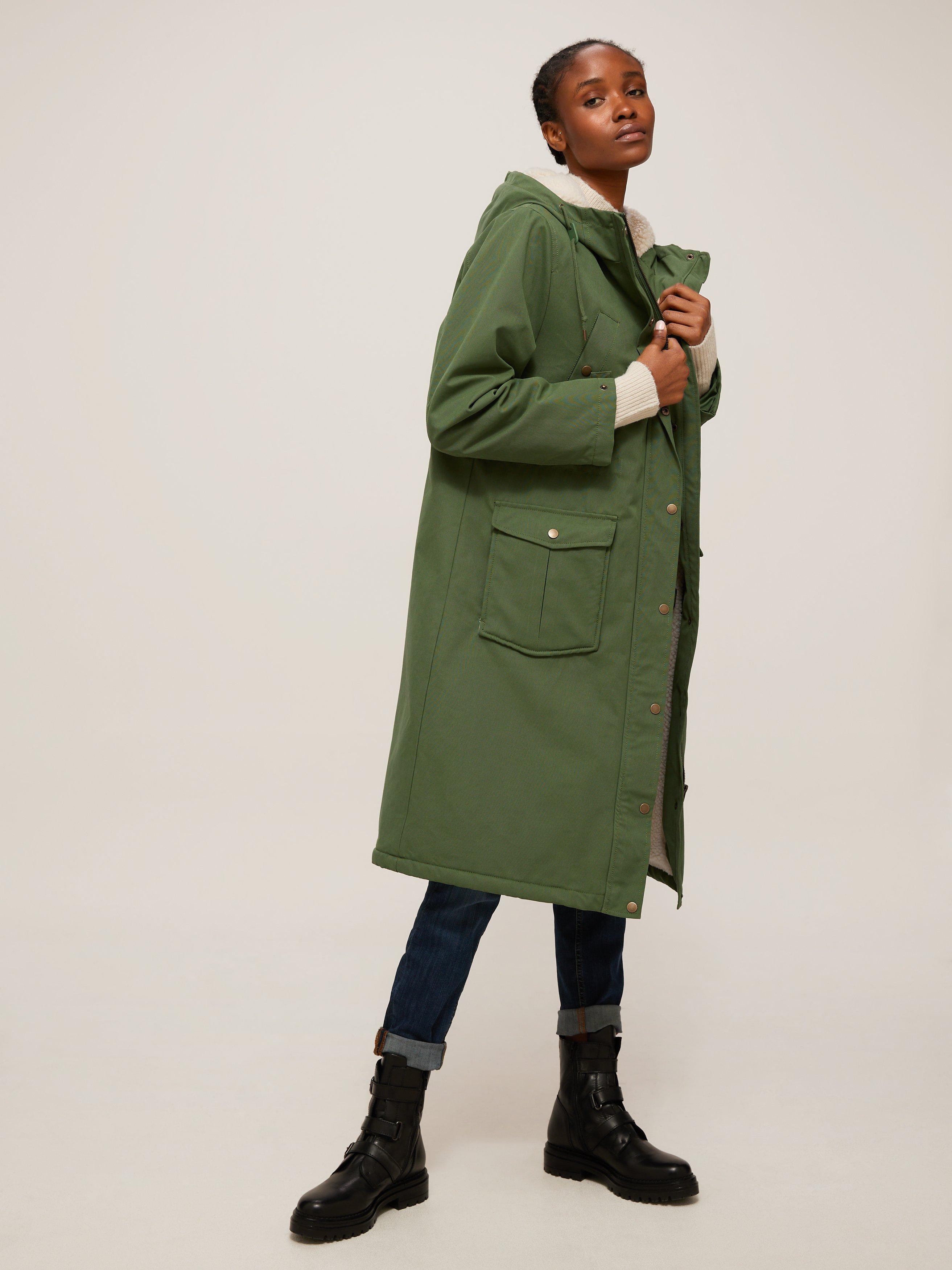 AND/OR Peyton Parka Coat, Khaki