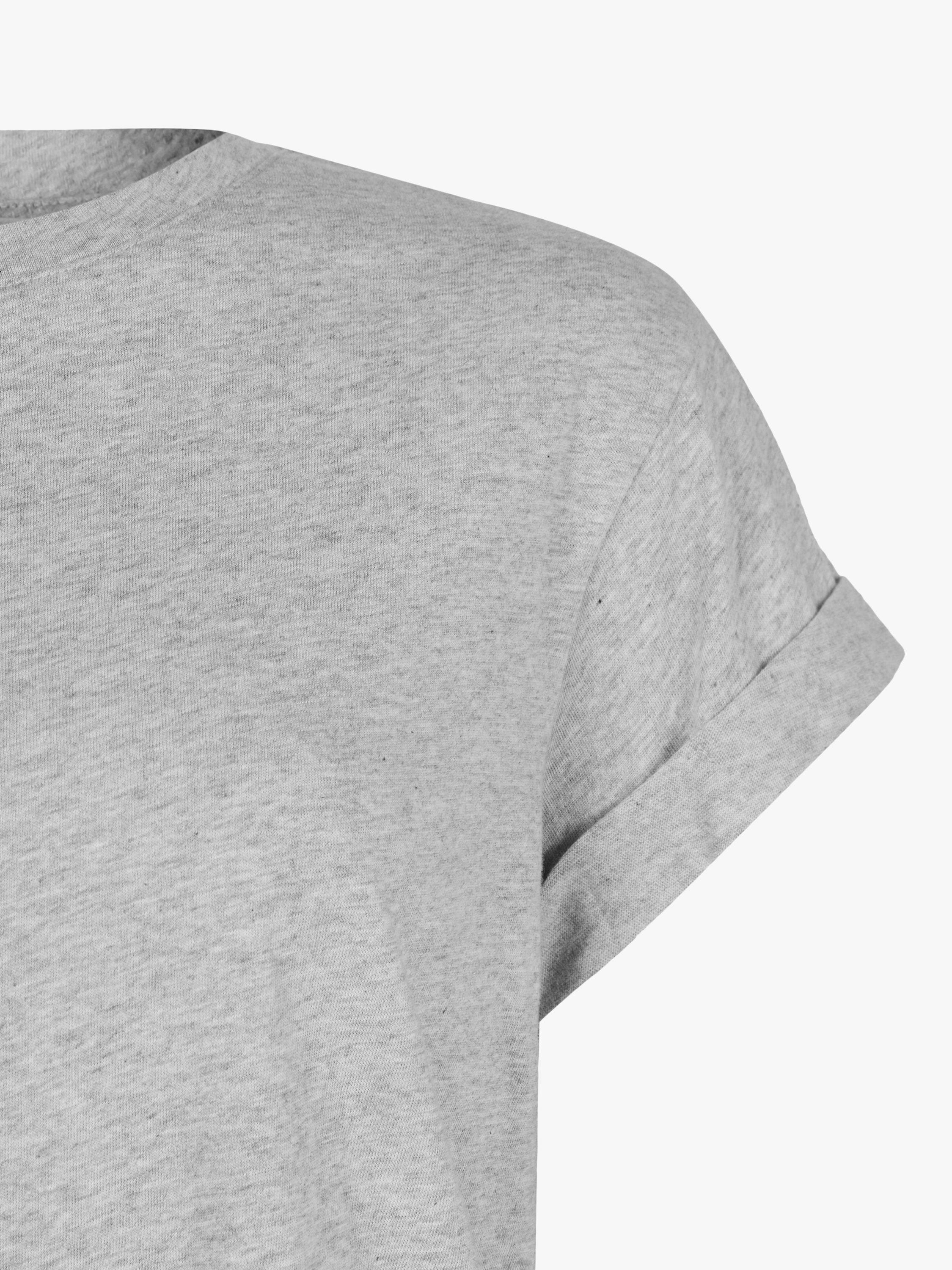 Product image 3 of 7, which shows AllSaints Anna Short Sleeve T-Shirt, Grey Marl, 6