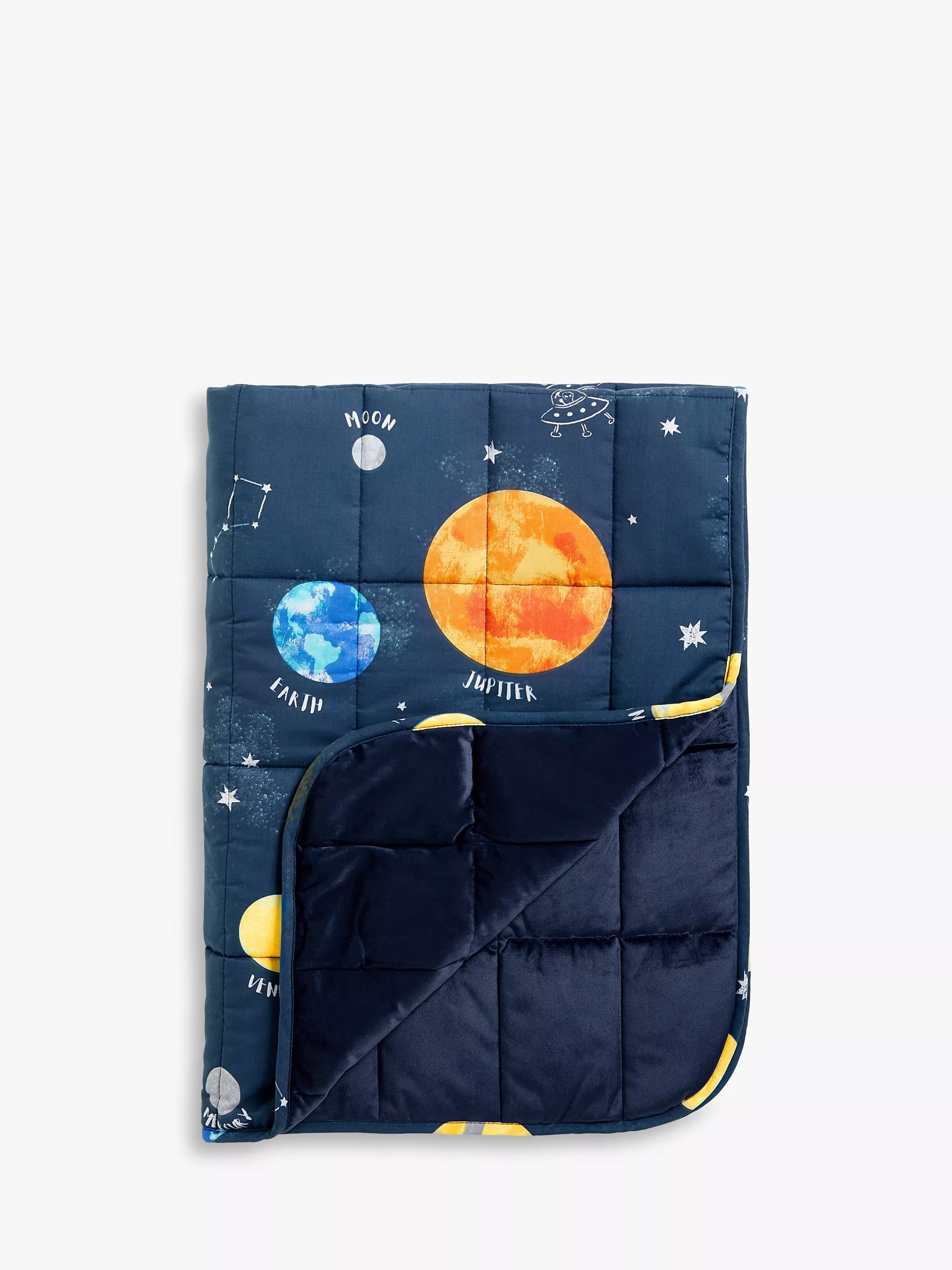 John Lewis Outer Space Weighted Blanket 2kg Multi