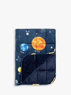 John Lewis Outer Space Weighted Blanket, 2kg, Multi, Multi