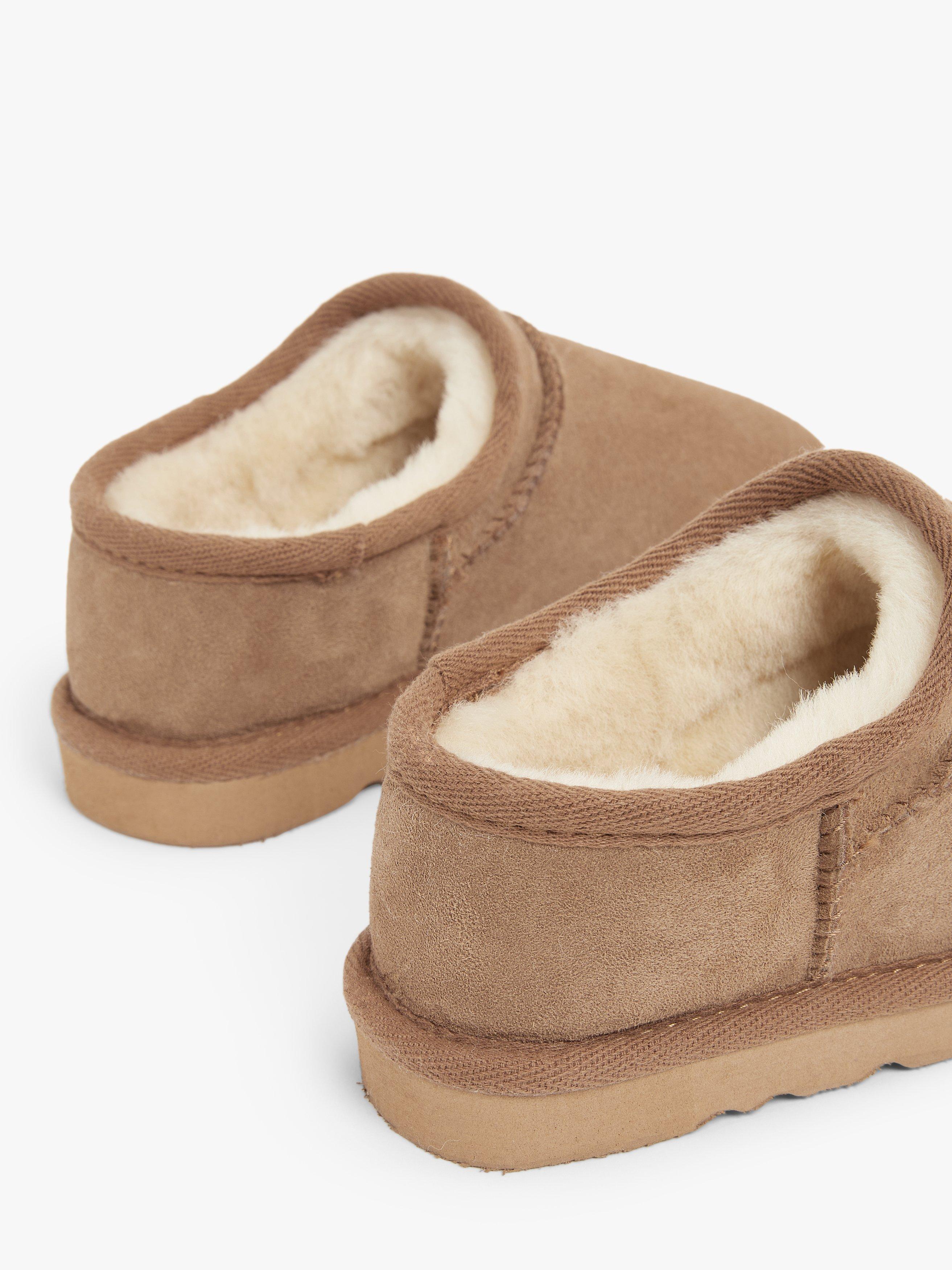 John Lewis Sheepskin Cropped Boot Slippers