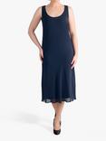 chesca Chiffon Midi Dress, Dark Navy