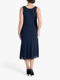 chesca Chiffon Midi Dress, Dark Navy