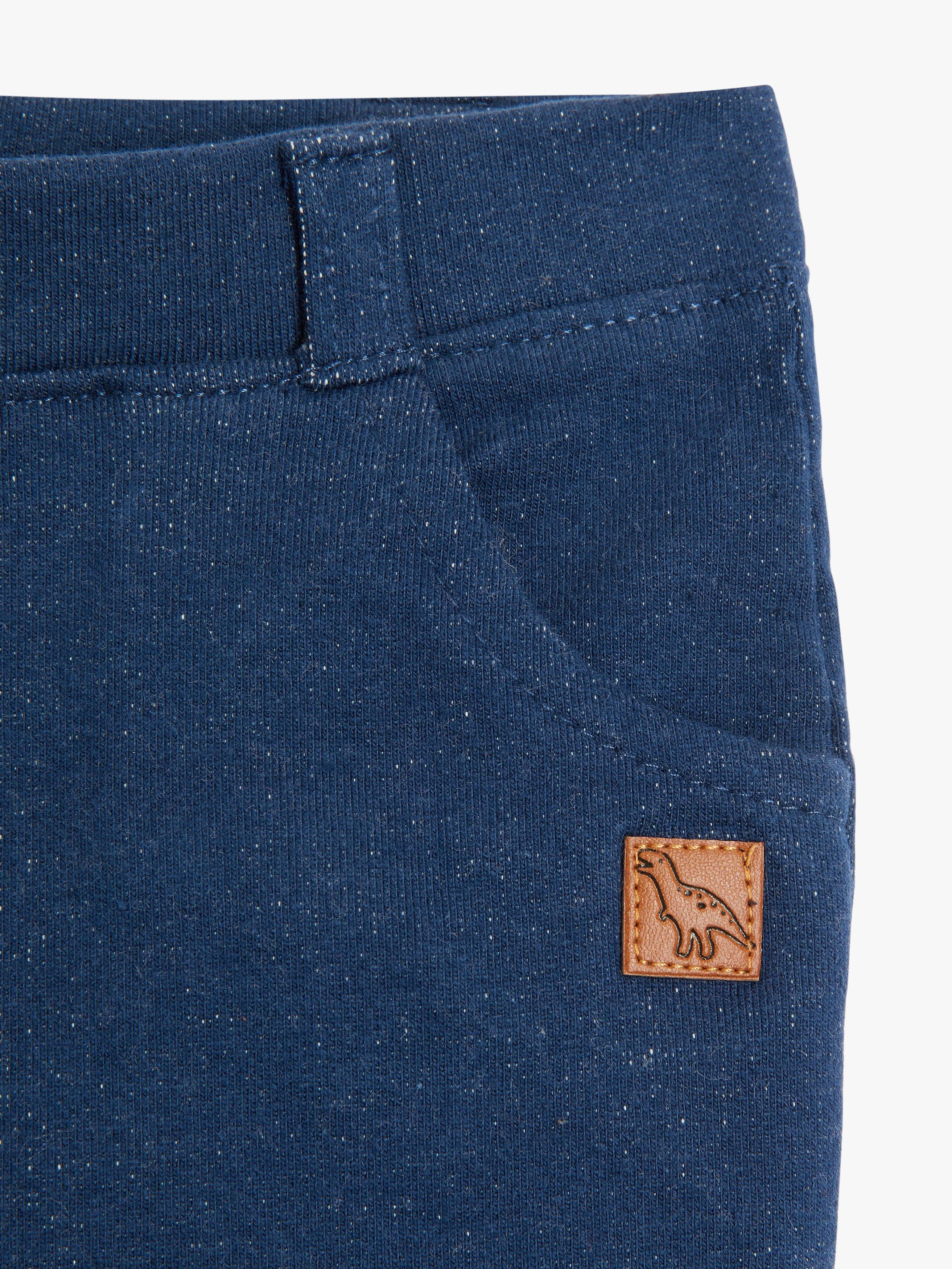 John Lewis Baby Plain Joggers, Navy, 0-3 months