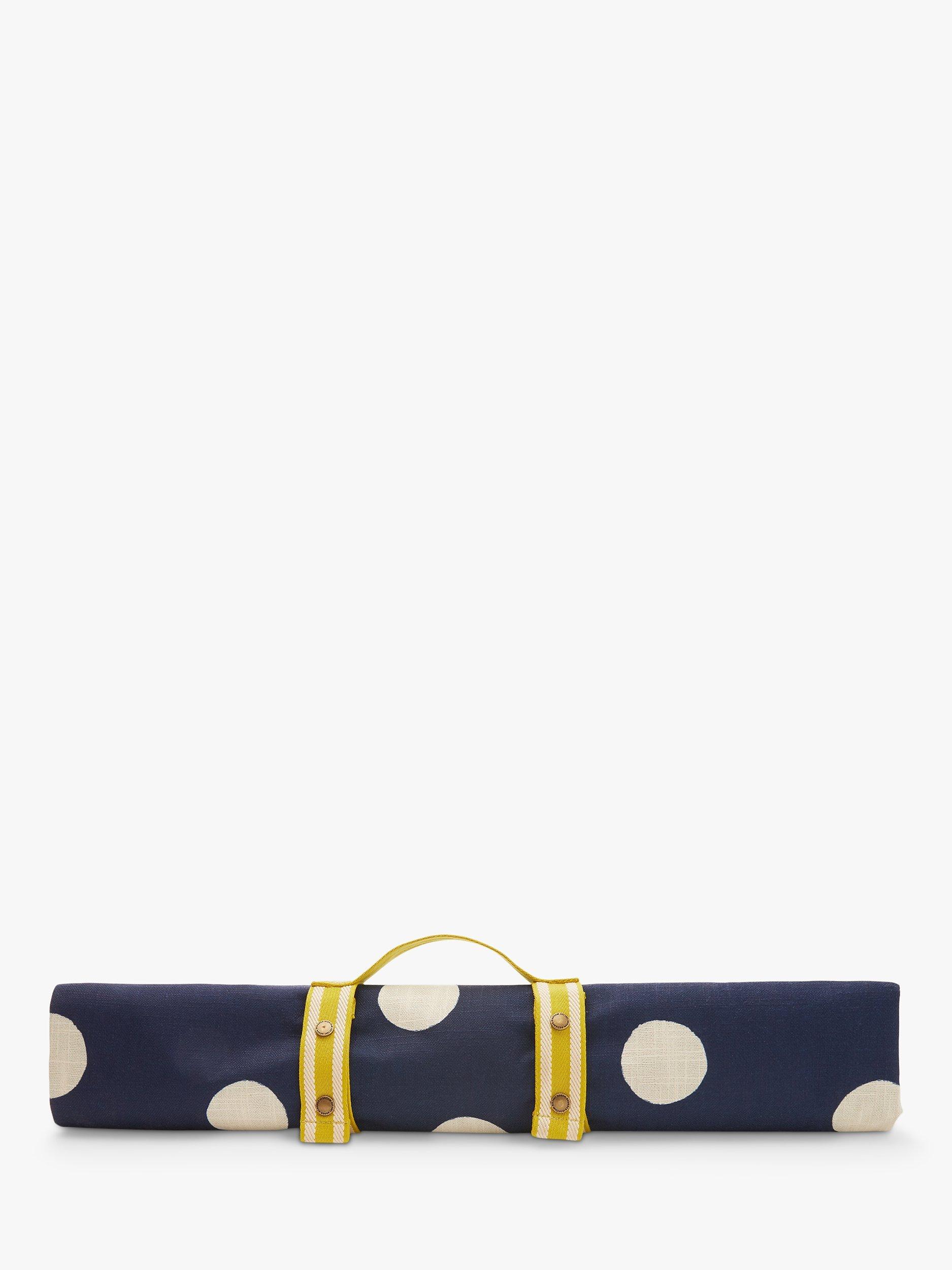 Boden Spot Print Picnic Rug, Navy/Multi